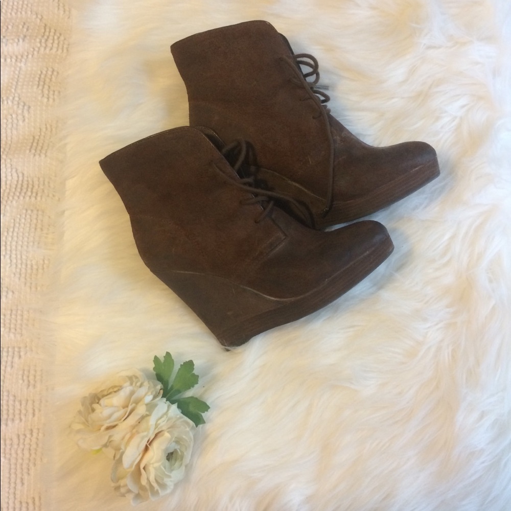 Michael Kors wedge ankle booties